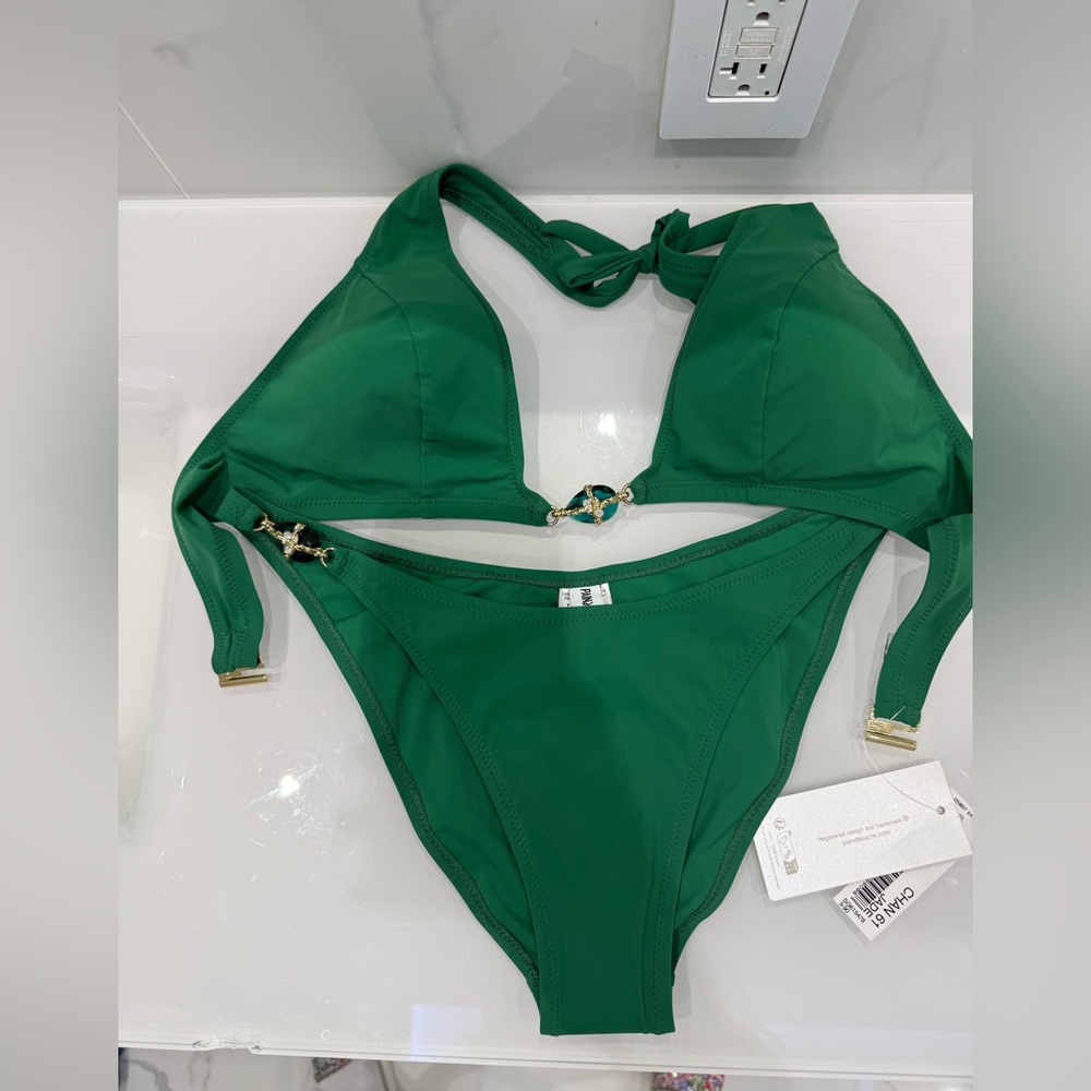 Emerald Green Bikini Set “pain de sucre” size M, NWT - Picture 8 of 15